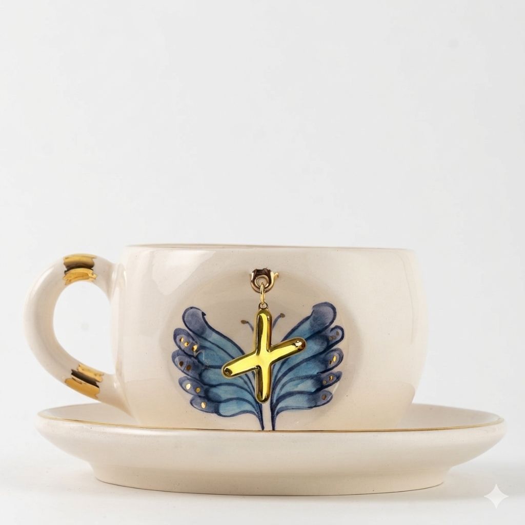 Butterfly Personalized Tea Mug, detail view 30