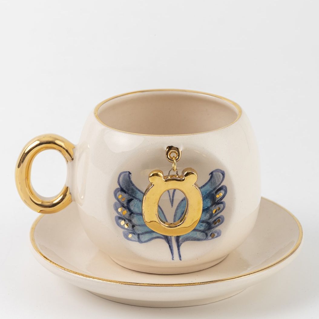 Butterfly Personalized Turkish Coffee Cup, detail view 30