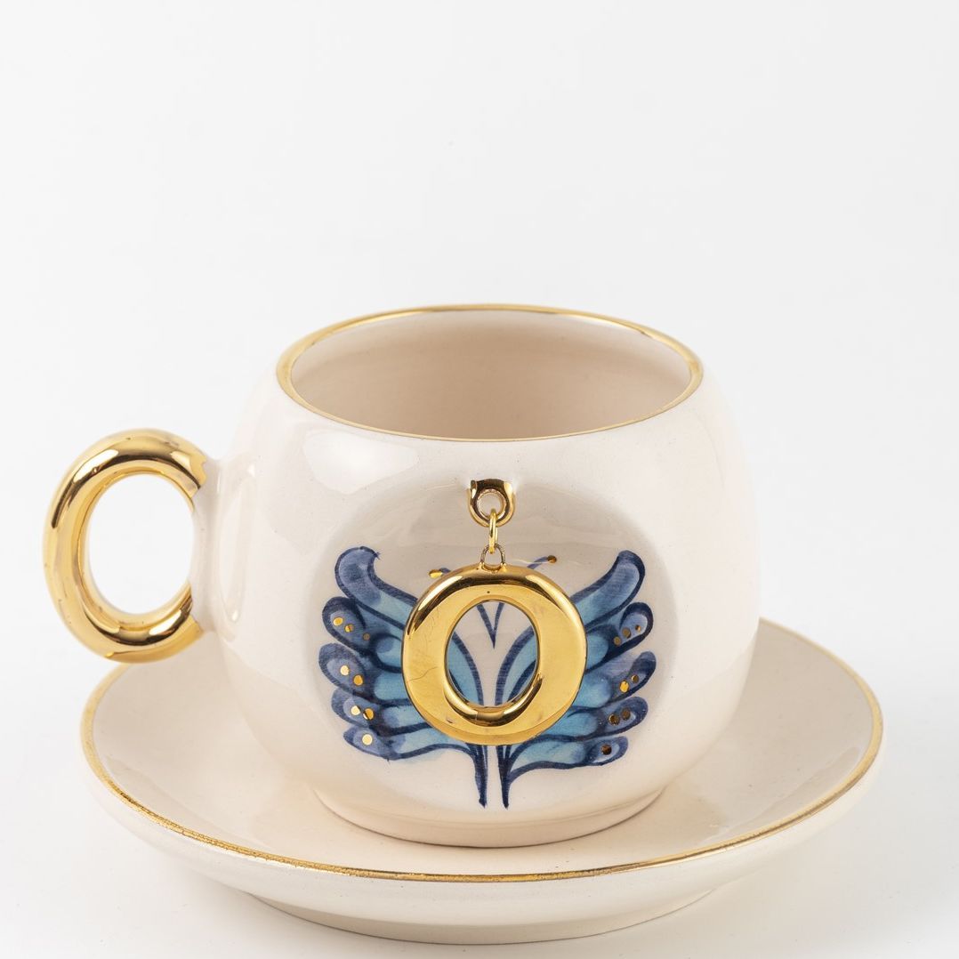 Butterfly Personalized Turkish Coffee Cup, detail view 16