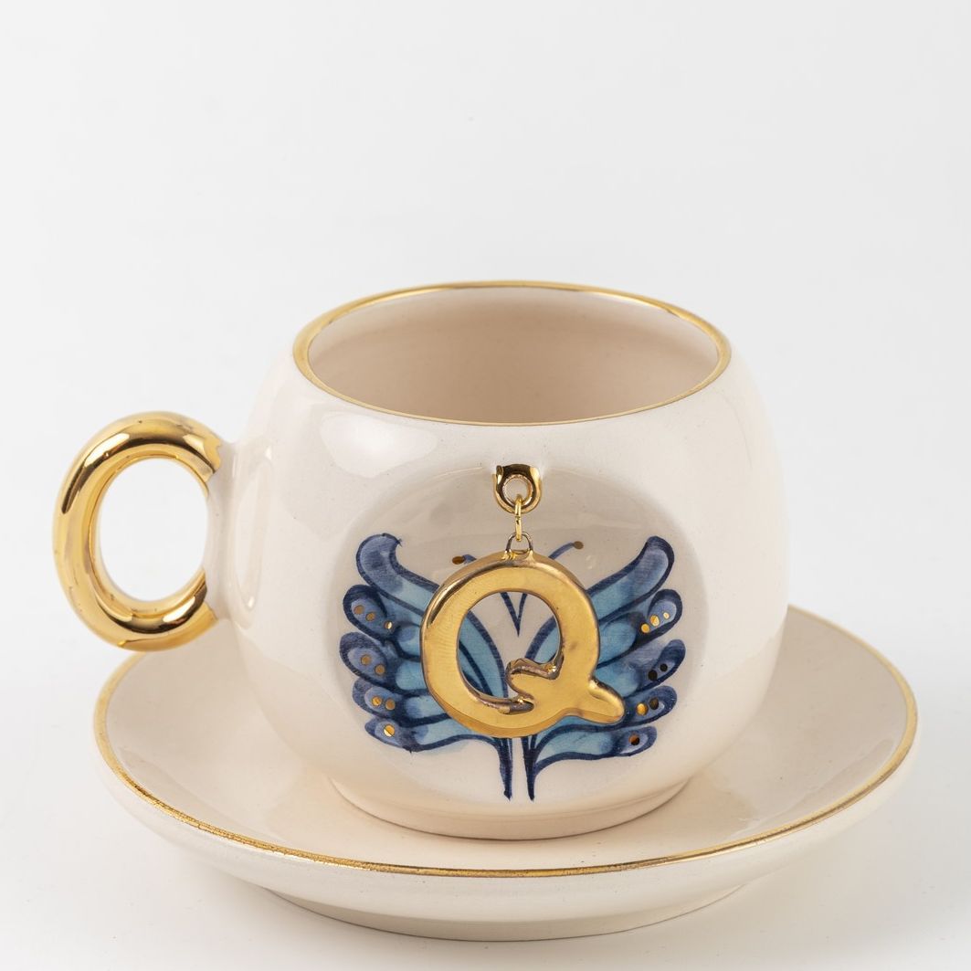 Butterfly Personalized Turkish Coffee Cup, detail view 18