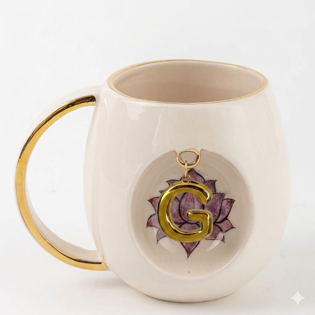 Lotus Personalized Porcelain Mug 280 ml / 9.5 oz