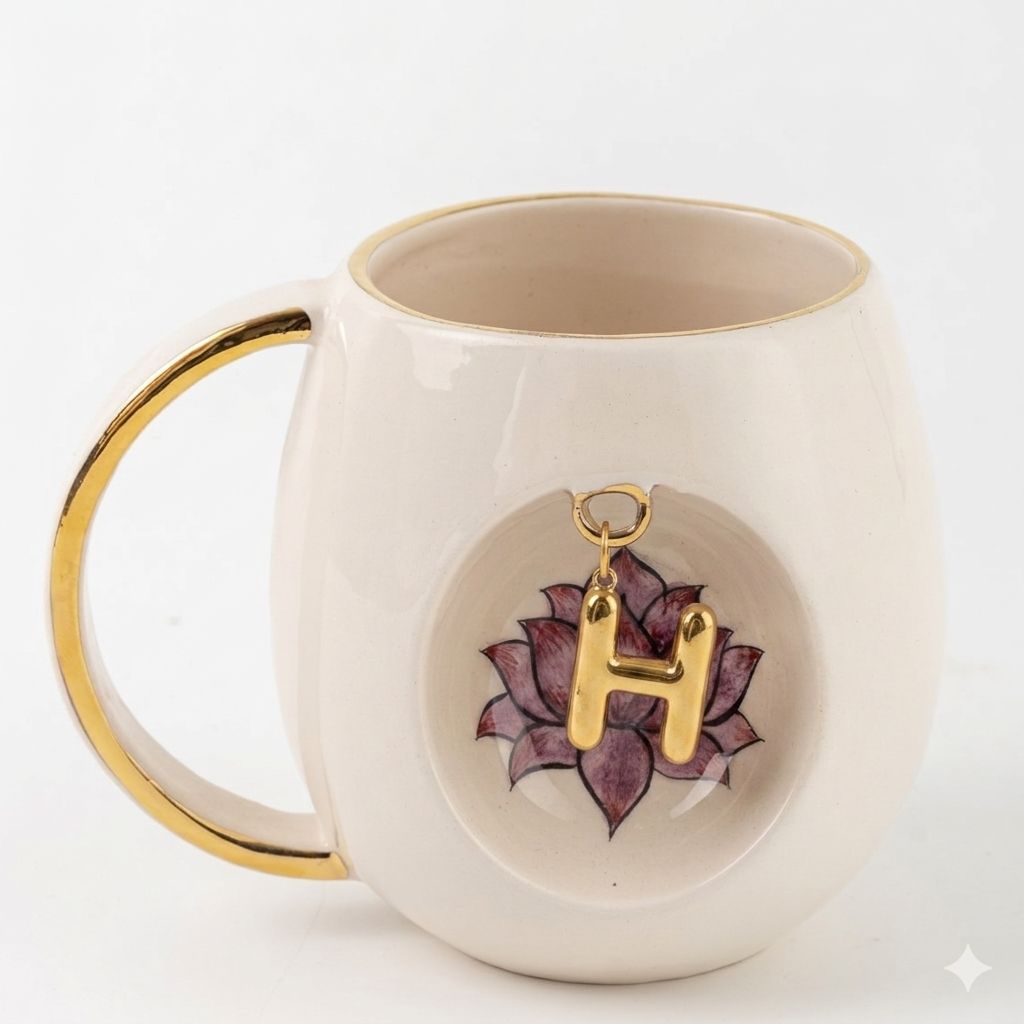 Lotus Personalized Porcelain Mug 280 ml / 9.5 oz