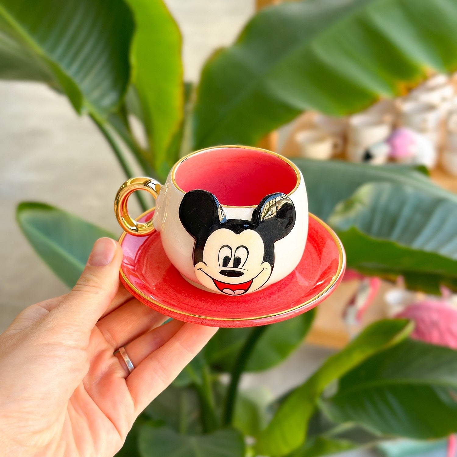 Mickey Mouse Coffee Cup Red