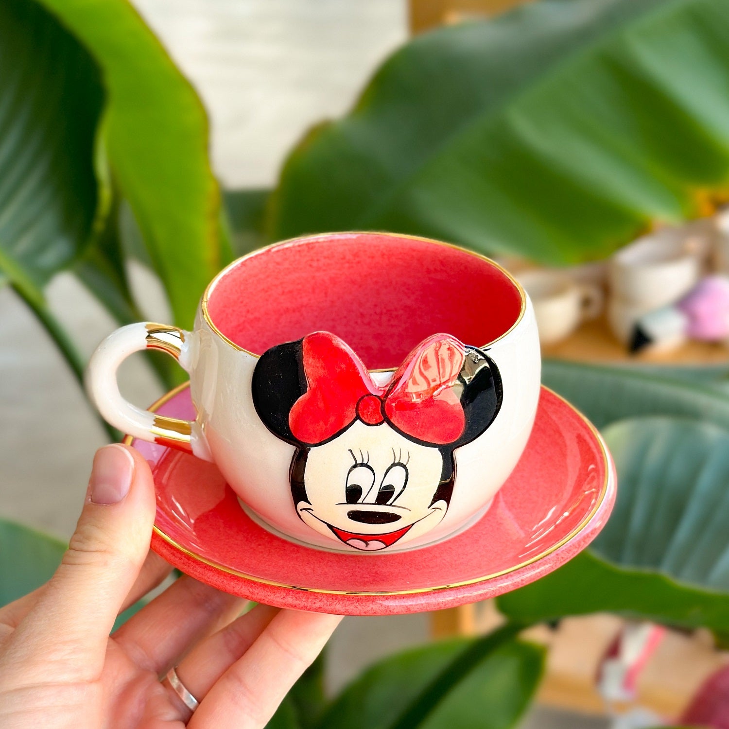 Minnie Mouse Tea Mug Red