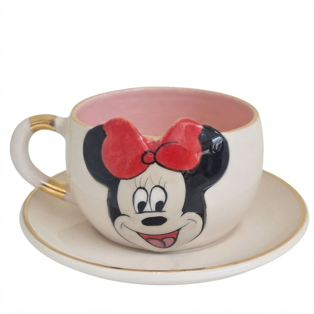 Minnie Mouse Tea Mug Pink