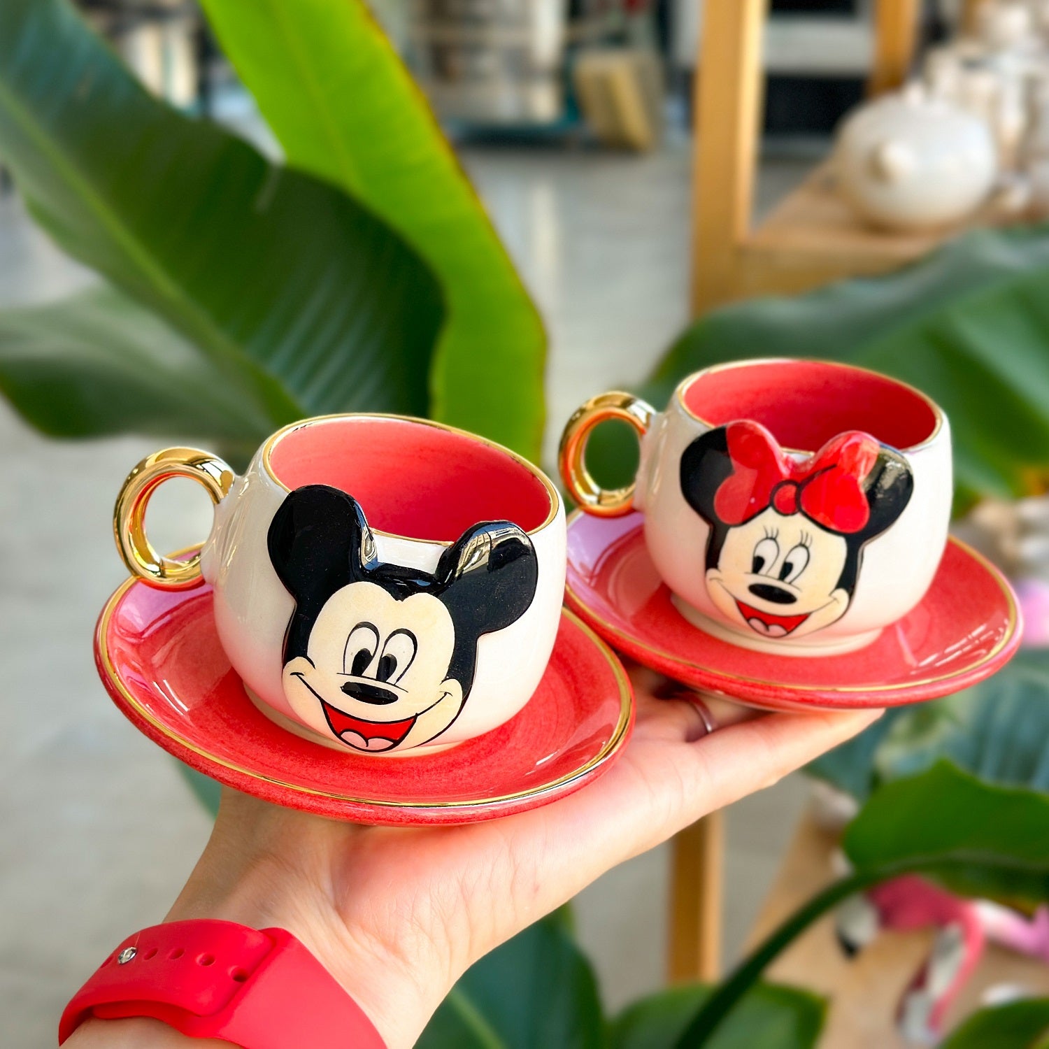 Minnie Mouse Coffee Cup Red