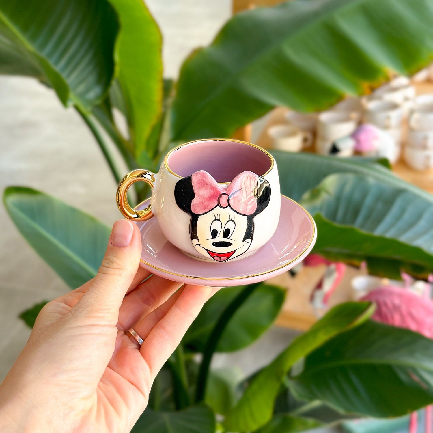 Minnie Mouse Coffee Cup Pink