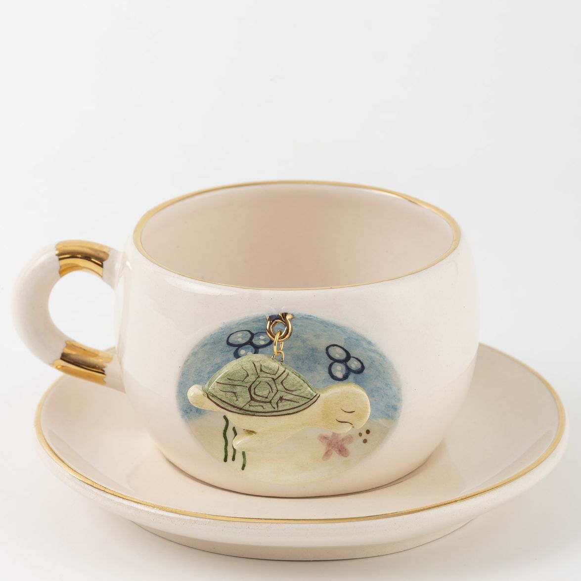 Nature Series Caretta Caretta Porcelain Tea Mug 160 ml
