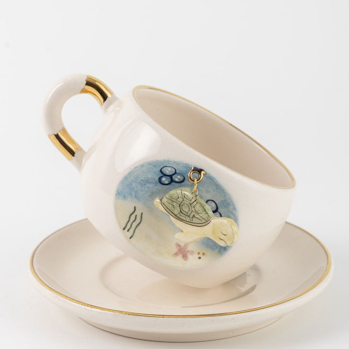 Nature Series Caretta Caretta Porcelain Tea Mug 170 ml / 5.7 oz