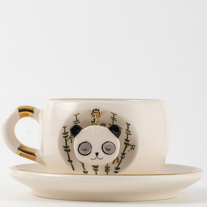 Nature Series Panda Porcelain Tea Mug 170 ml / 5.7 oz