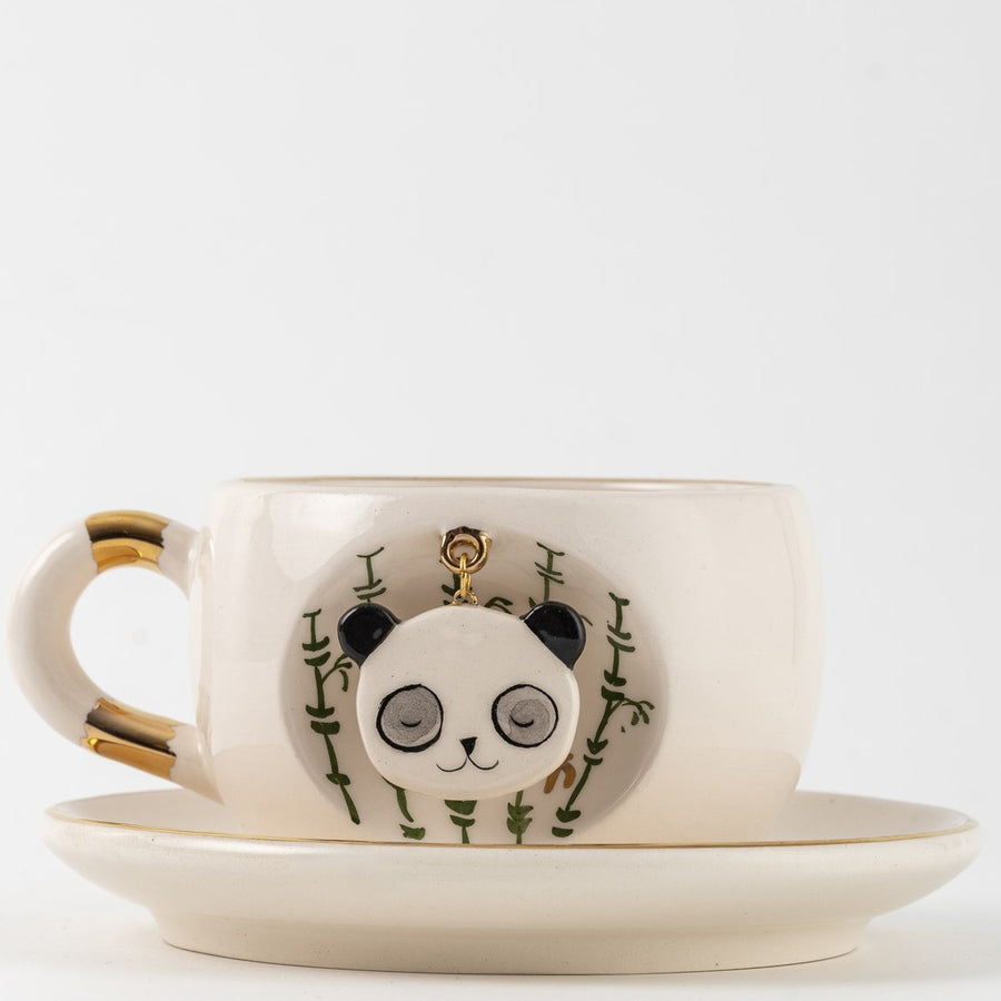 Nature Series Panda Porcelain Tea Mug 170 ml / 5.7 oz