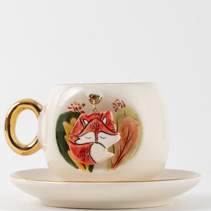 Nature Series Red Fox Turkish Coffee Cup 130 ml / 4.4 oz