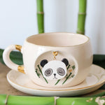 Nature Series Panda Tea Mug - BSK Ceramics Handmade