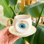 Nazar Eye Coffee Cup Blue