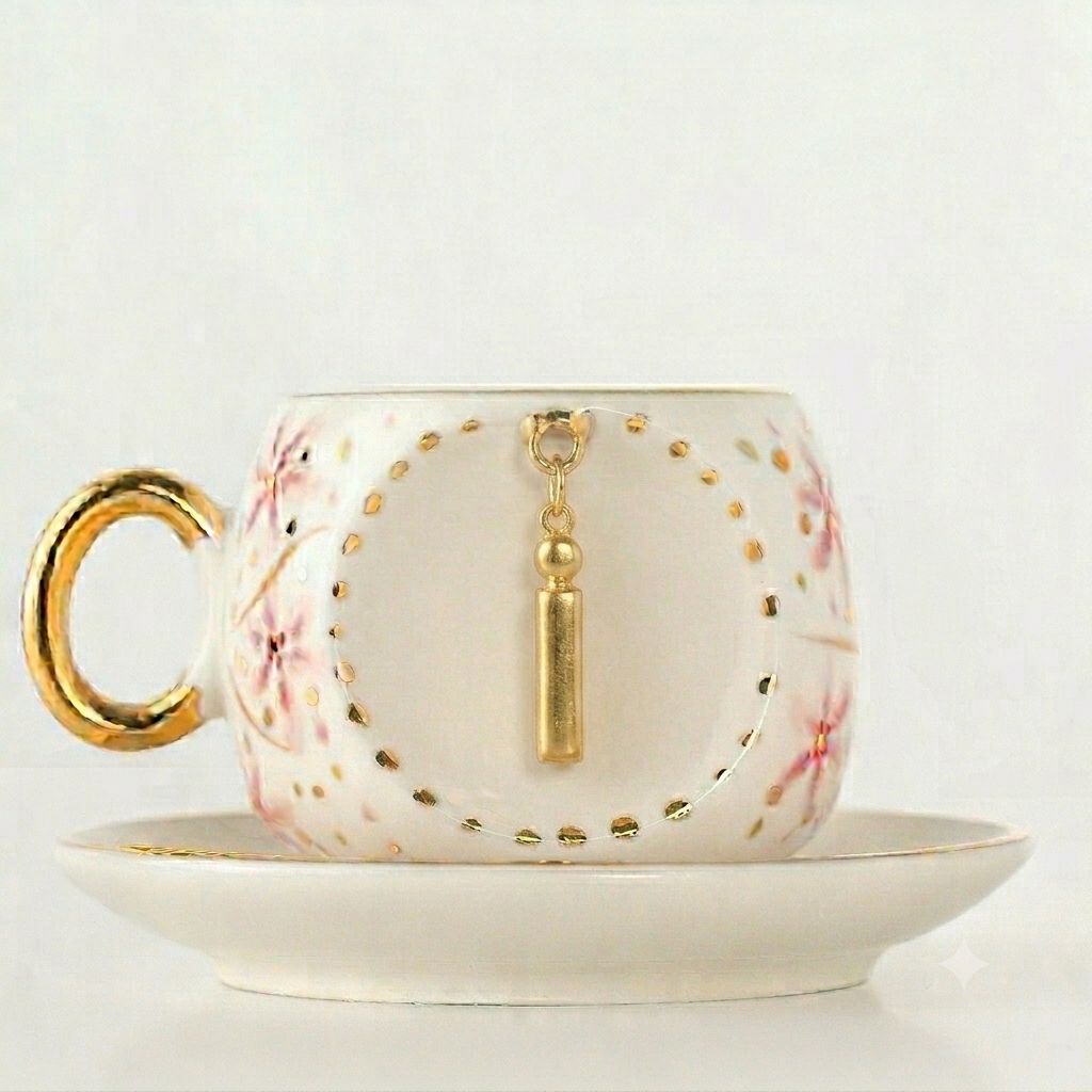 Sakura Personalized Turkish Coffee Cup, detail view 35