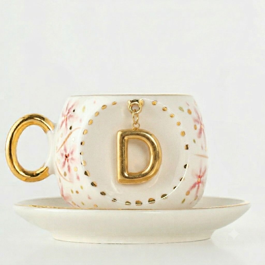 Sakura Personalized Turkish Coffee Cup, detail view 10