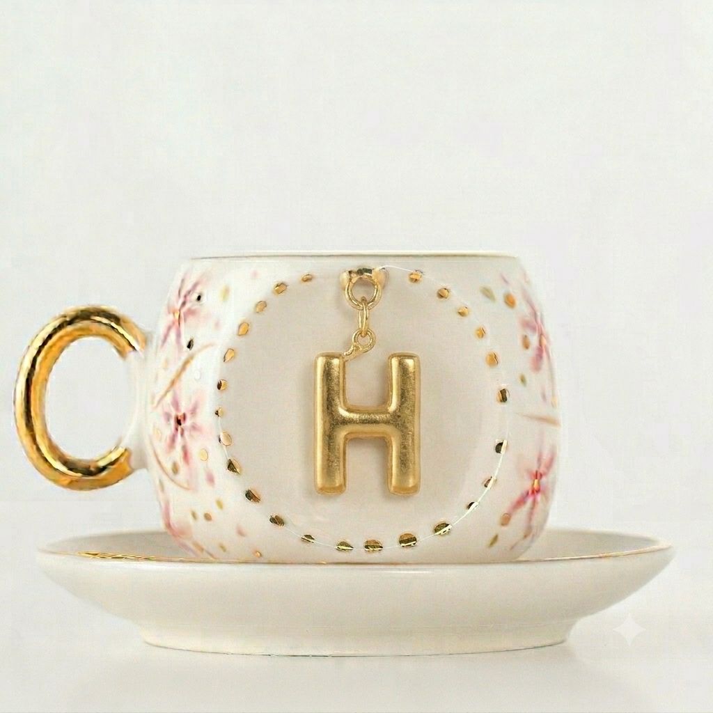 Sakura Personalized Turkish Coffee Cup, detail view 15