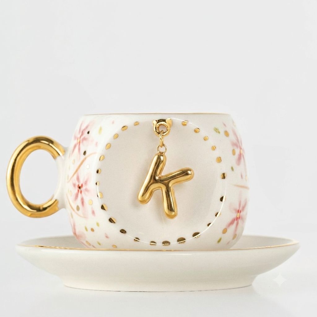 Sakura Personalized Turkish Coffee Cup, detail view 18