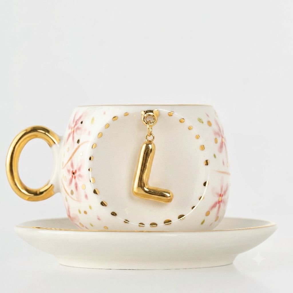 Sakura Personalized Turkish Coffee Cup, detail view 19