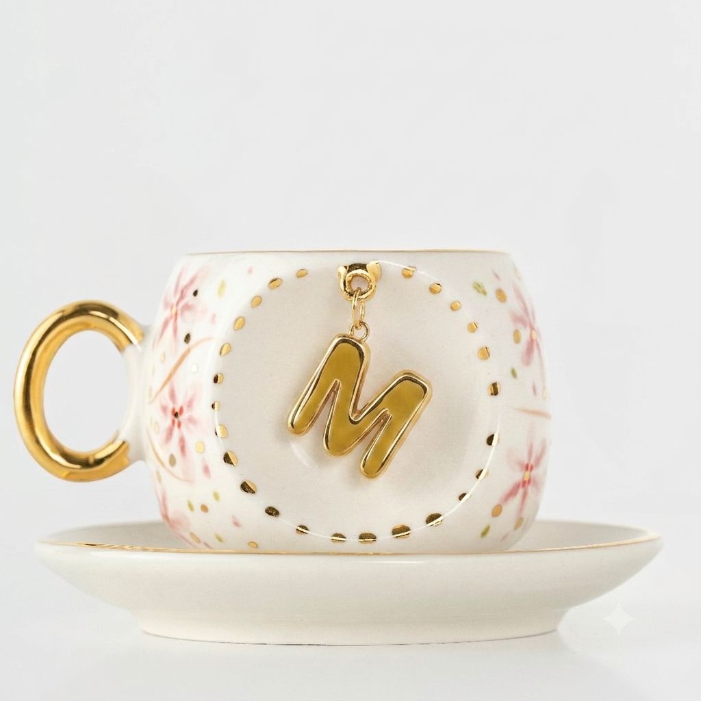 Sakura Personalized Turkish Coffee Cup, detail view 20