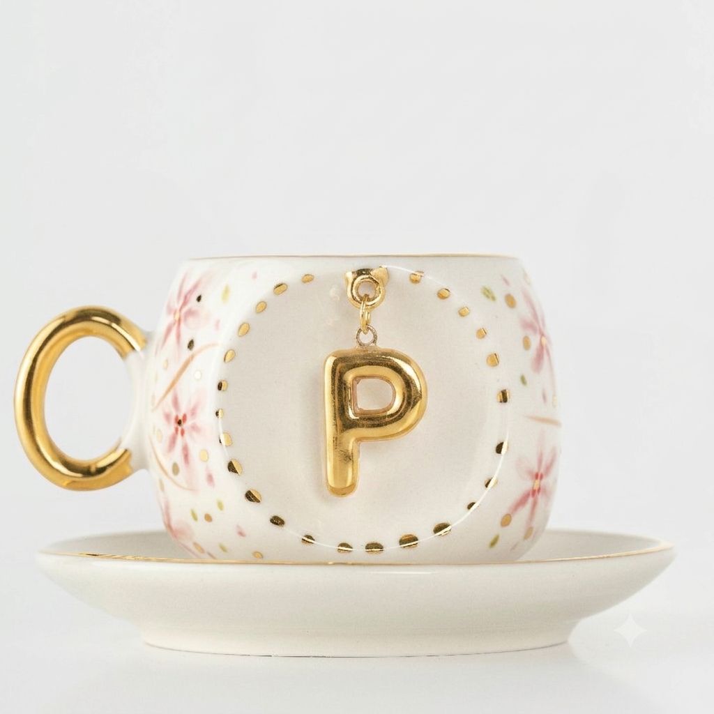 Sakura Personalized Turkish Coffee Cup, detail view 23