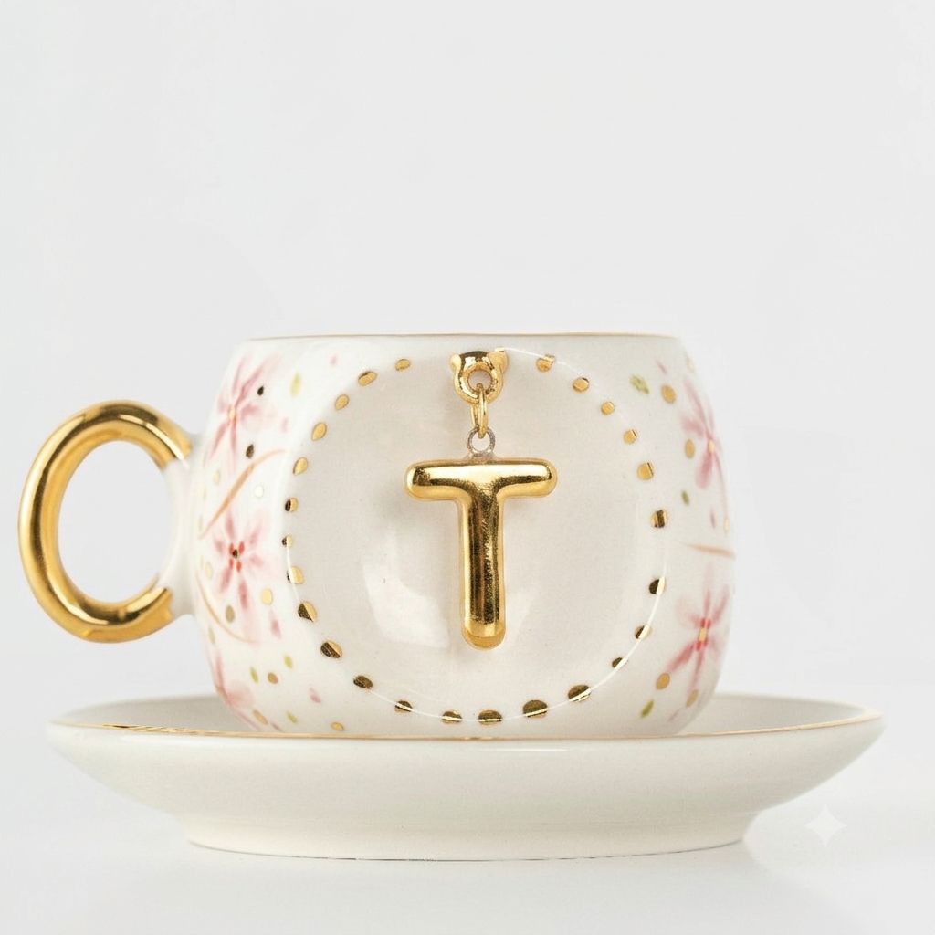 Sakura Personalized Turkish Coffee Cup, detail view 27