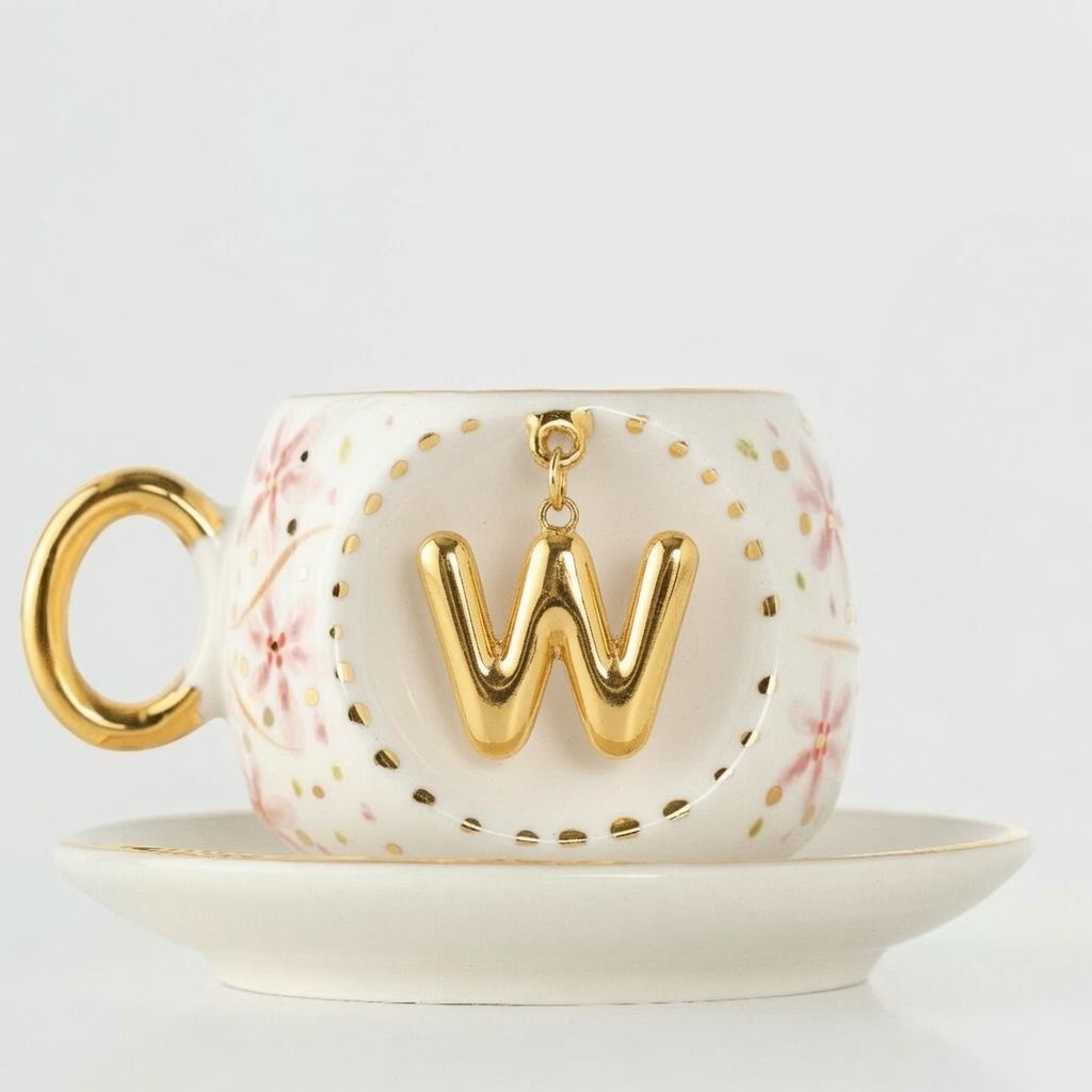 Sakura Personalized Turkish Coffee Cup, detail view 30