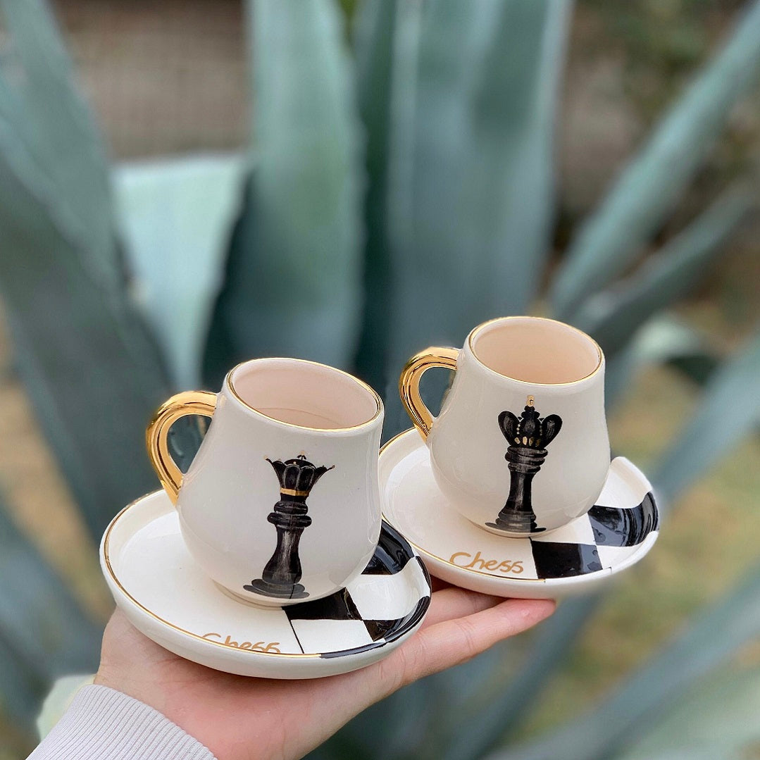 Chess Coffee Cups