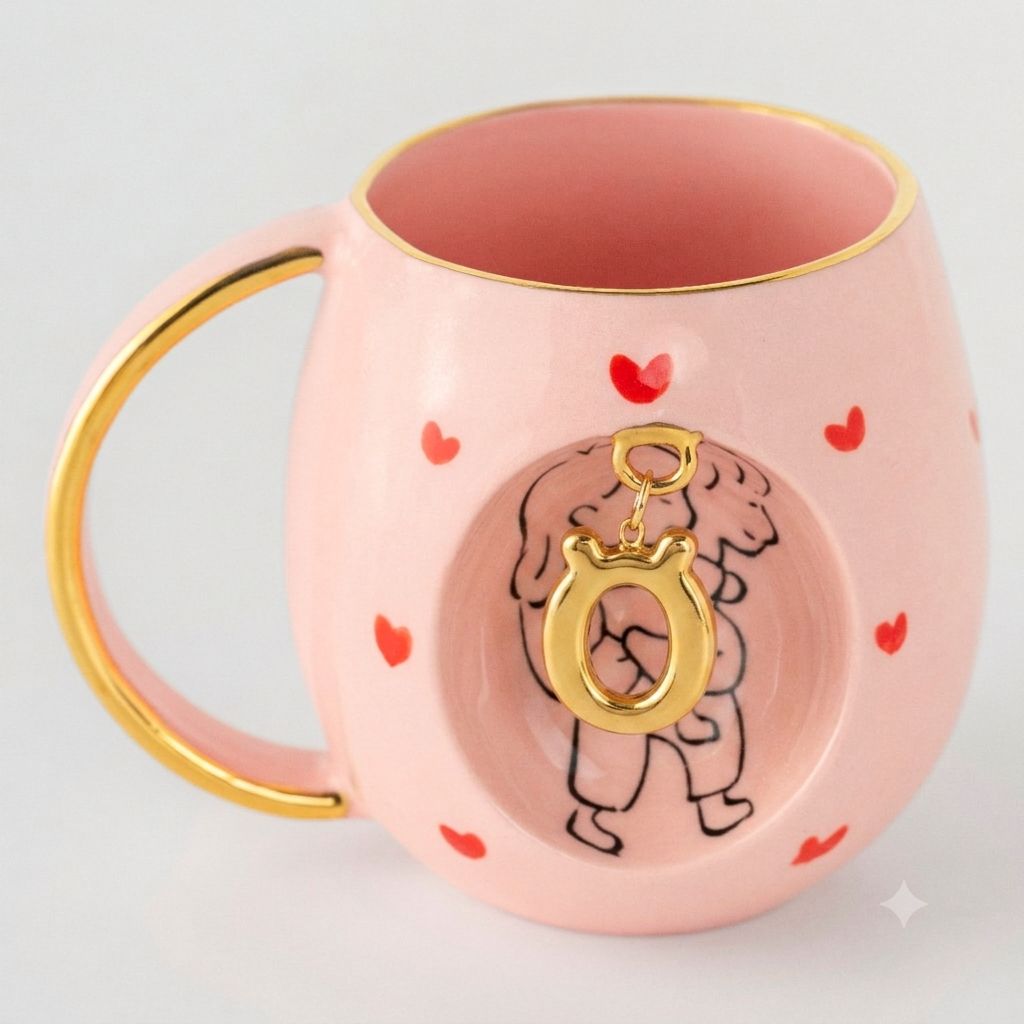 Rose Amour Personalized Mug, detail view 35