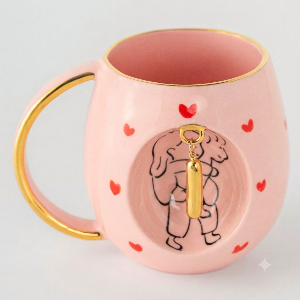 Rose Amour Personalized Mug, detail view 15