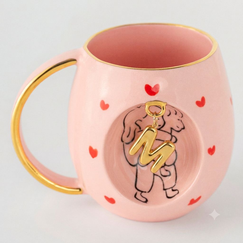 Rose Amour Personalized Mug, detail view 19