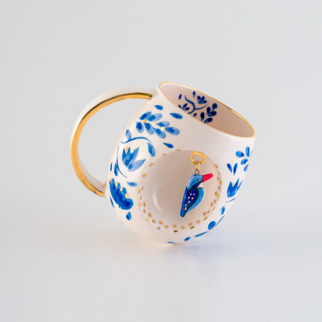 Fagfuri Bird Porcelain Mug 280 ml / 9.5 oz