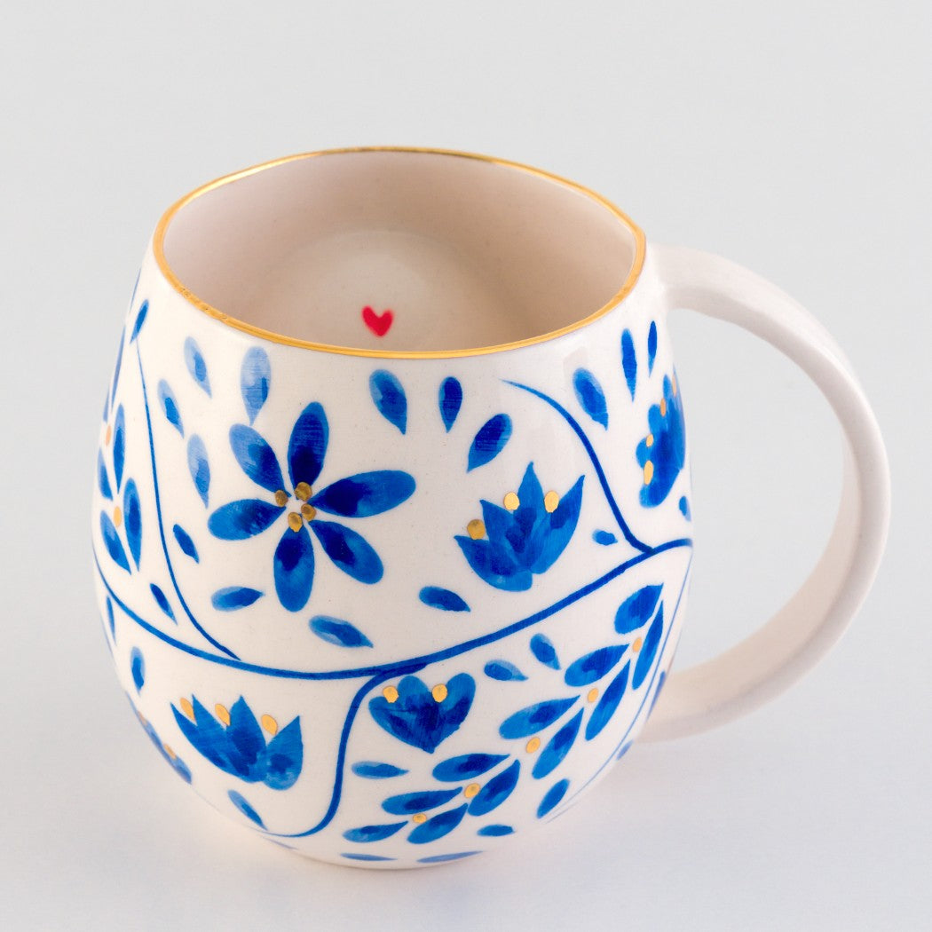 Fagfuri Bird Porcelain Mug 280 ml / 9.5 oz