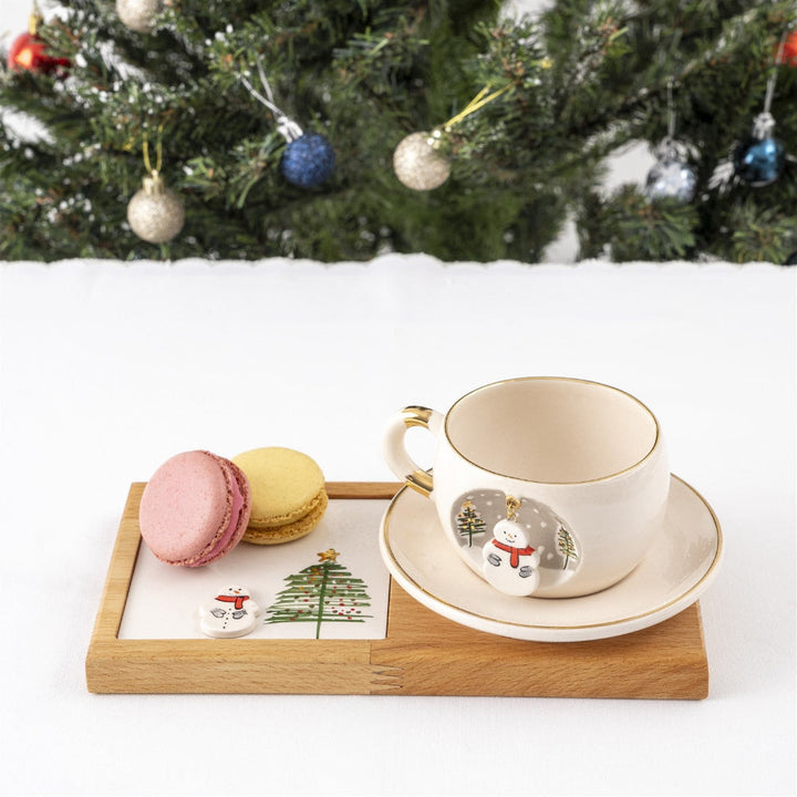 Snowman Tea Cup Presentation Set