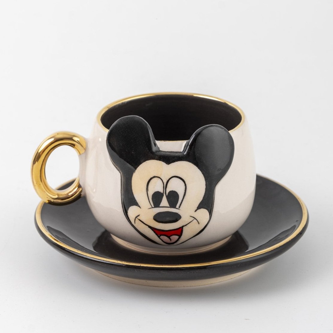 Mickey Mouse Coffee Cup Black