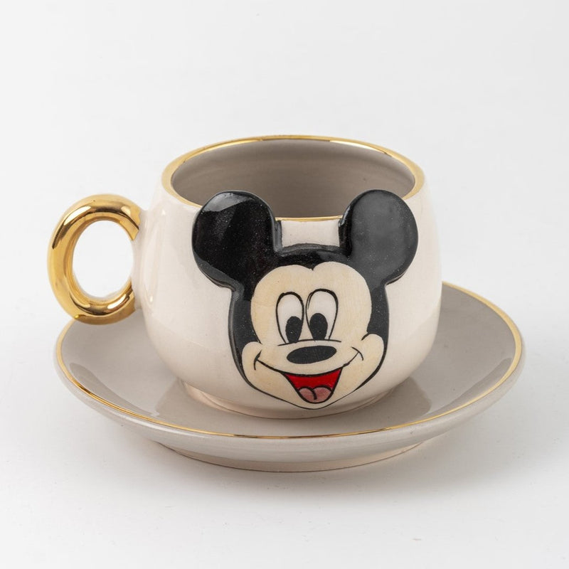 Mickey Mouse Coffee Cup Gray