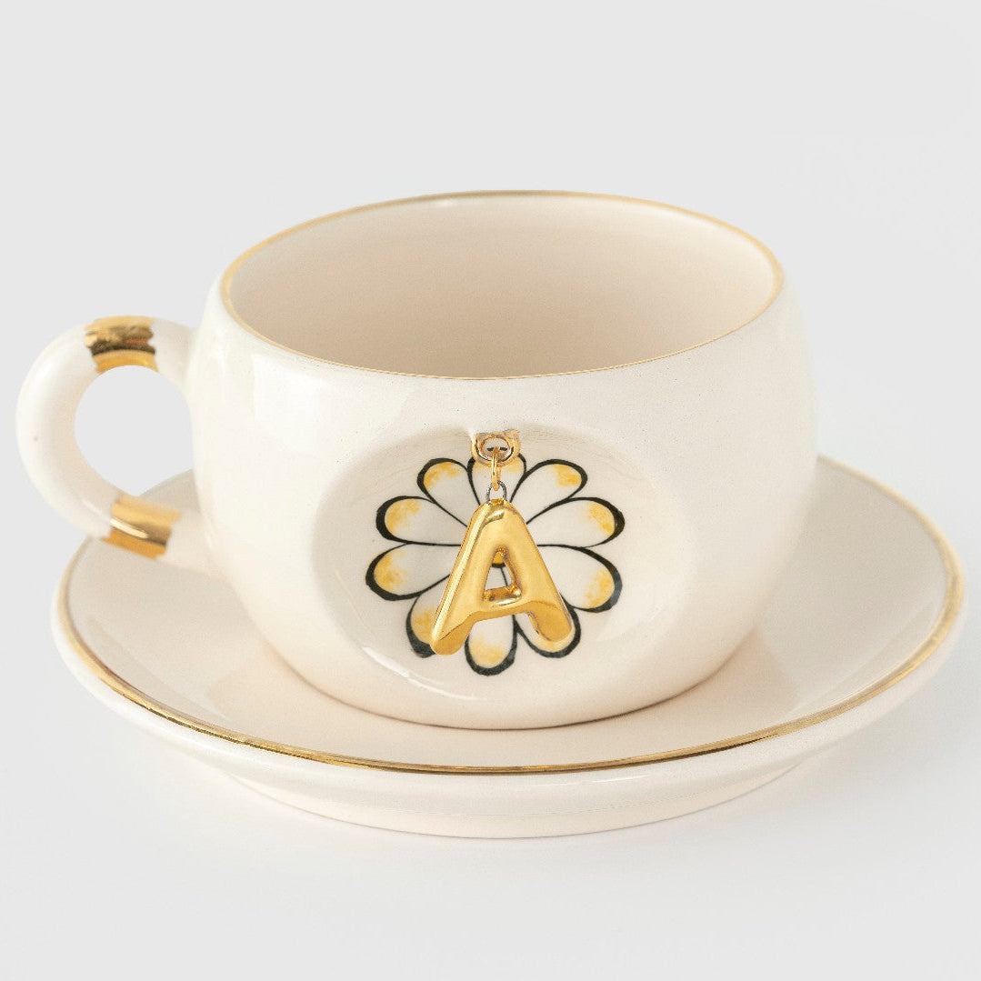 Daisy Personalized Tea Mug, product view