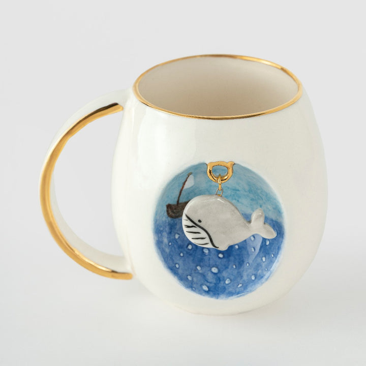 Nature Series Blue Whale Porcelain Mug 280 ml / 9.5 oz