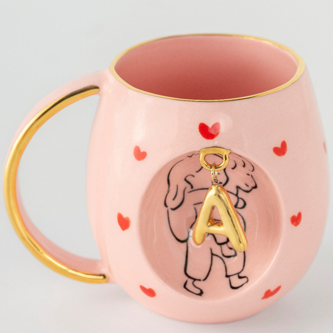 Rose Amour Personalized Mug, product view
