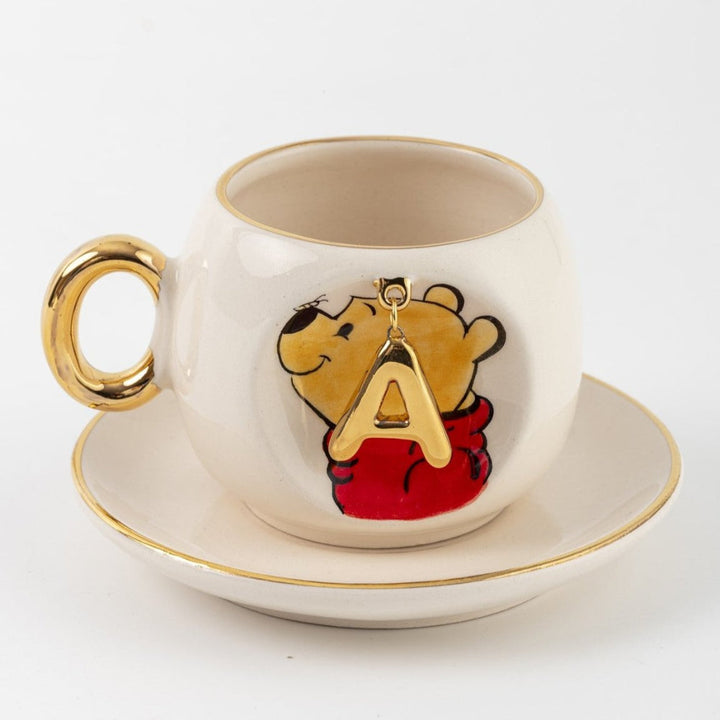 Winnie the Pooh Personalized Porcelain Turkish Coffee Cup 130 ml / 4.4 oz