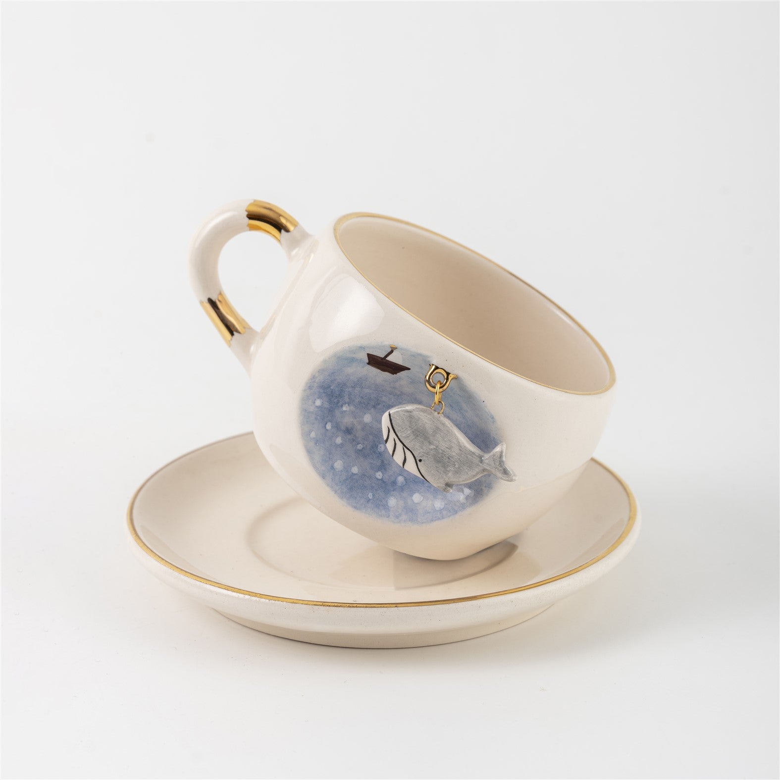 Nature Series Blue Whale Tea Mug