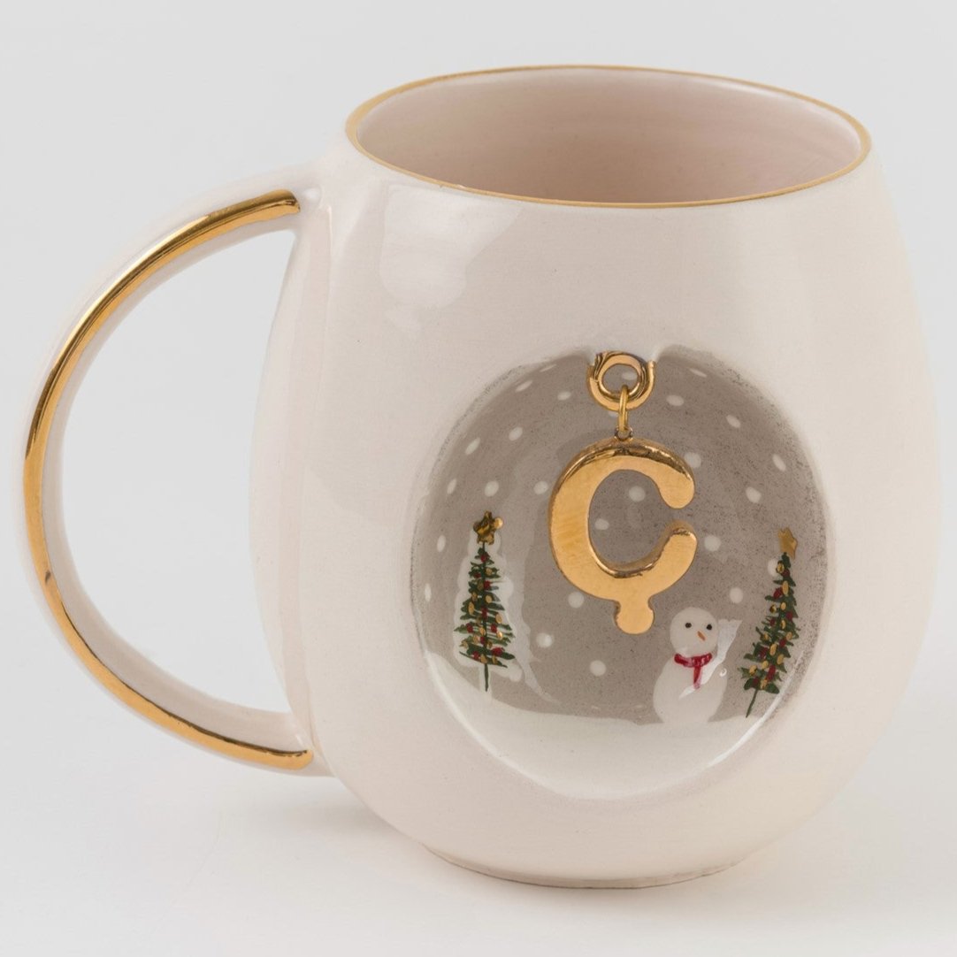 XL Winter Letter Mug