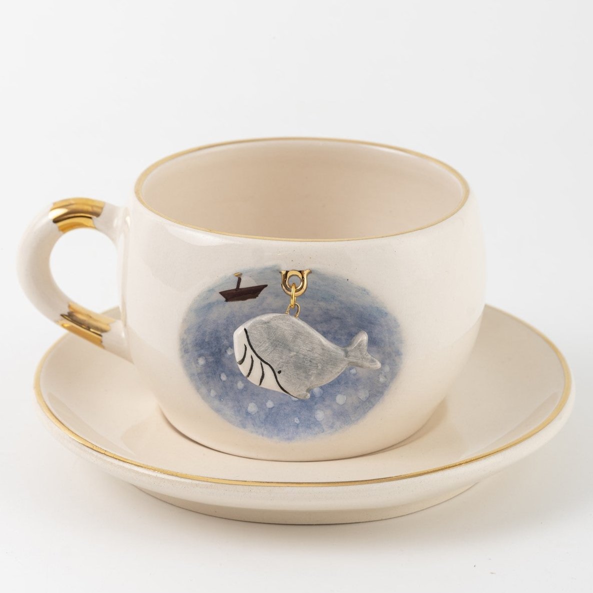 Nature Series Blue Whale Tea Mug