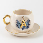 Butterfly Personalized Turkish Coffee Cup, product view
