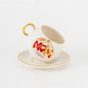Mother's Day Mom Personalized Porcelain Turkish Coffee Cup 130 ml / 4.4 oz