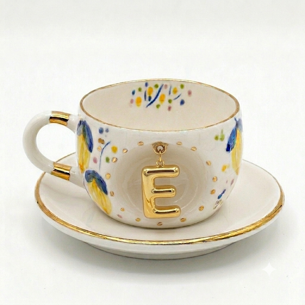 Lemon Personalized Tea Mug, detail view 8