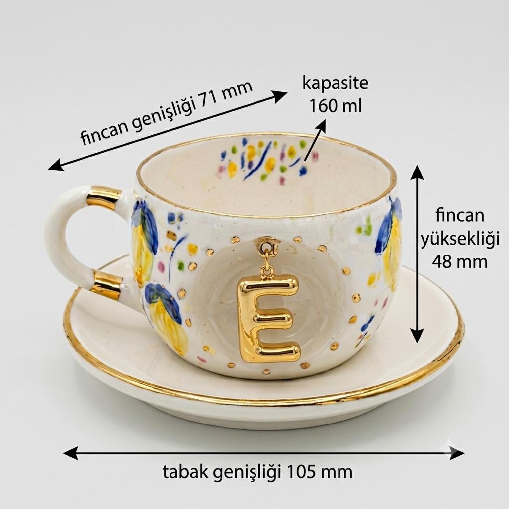 Lemon Personalized Tea Mug, detail view 3