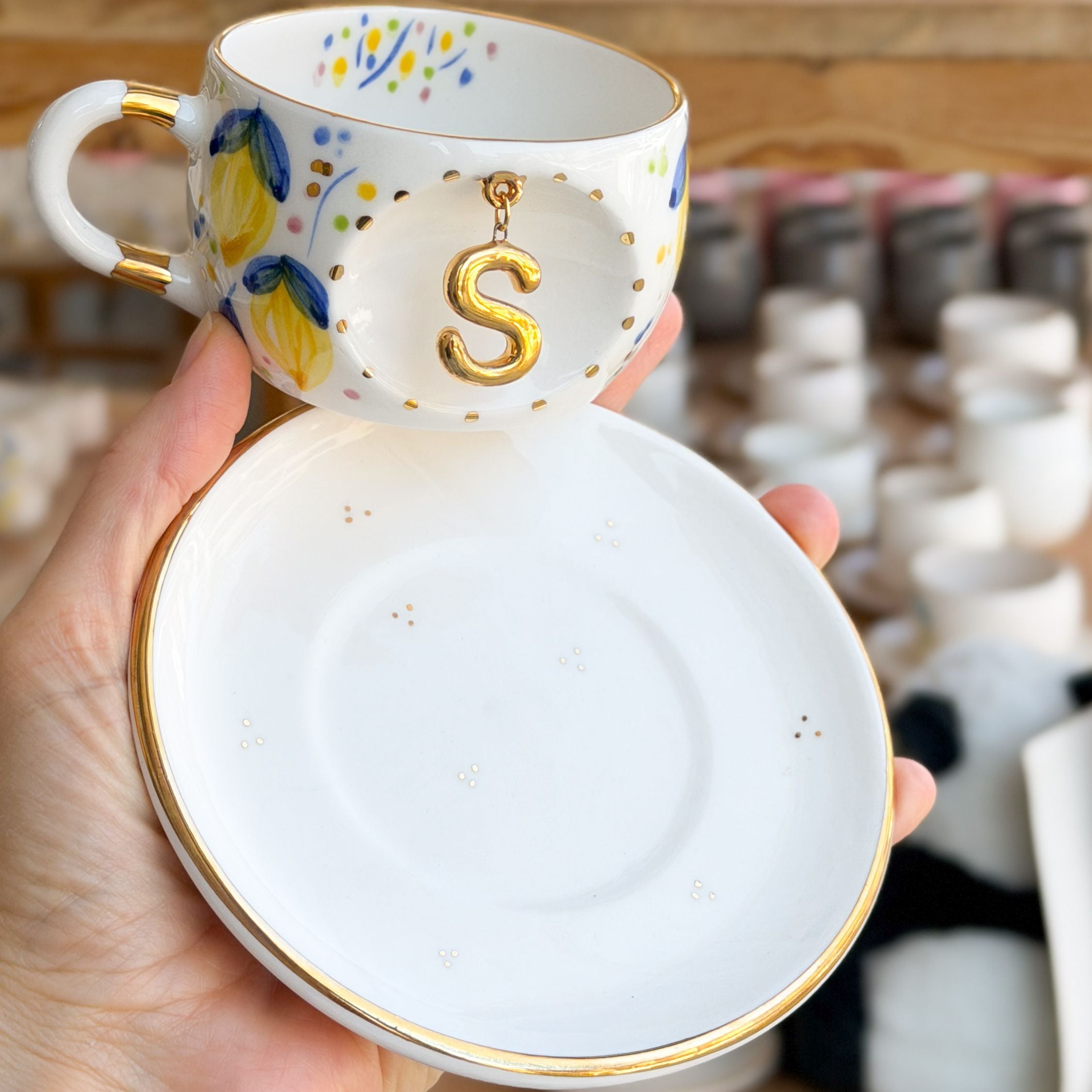 Lemon Personalized Tea Mug, detail view 12