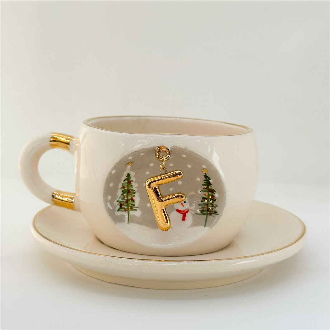 Winter Letter Mug