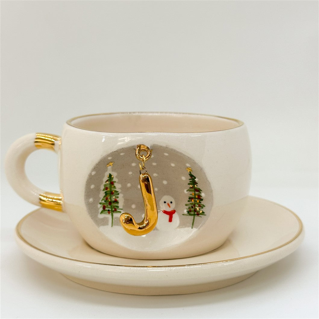 Winter Letter Mug